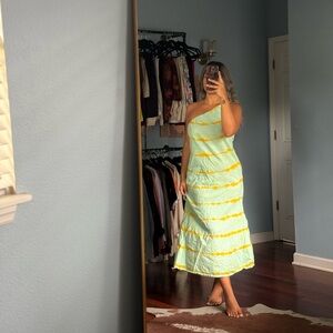 100% Cotton One Shoulder Dress